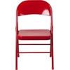 image:imageFlash Furniture HERCULES Series Double Braced Black Metal Folding ChairRed