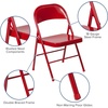 image:imageFlash Furniture HERCULES Series Double Braced Black Metal Folding ChairRed