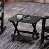 image:imageFlash Furniture Halifax Outdoor Folding Side Table Portable AllWeather HDPE Adirondack Side Table BlueBlack