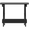 image:imageFlash Furniture Halifax Outdoor Folding Side Table Portable AllWeather HDPE Adirondack Side Table BlueBlack