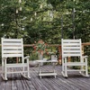 image:imageFlash Furniture Halifax Outdoor Folding Side Table Portable AllWeather HDPE Adirondack Side Table BlueWhite