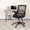 image:imageFlash Furniture Hamilton MidBack Black Mesh Executive Swivel Office Chair with Molded Foam Seat and Adjustable Arms