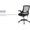 image:imageFlash Furniture Hamilton MidBack Black Mesh Executive Swivel Office Chair with Molded Foam Seat and Adjustable Arms