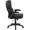 image:imageFlash Furniture Hansel Extreme Comfort High Back Black LeatherSoft Executive Swivel Ergonomic Office Chair with FlipUp Arms