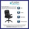 image:imageFlash Furniture Hansel Extreme Comfort High Back Black LeatherSoft Executive Swivel Ergonomic Office Chair with FlipUp Arms