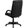 image:imageFlash Furniture Hansel High Back Black Leather Executive Swivel Office Chair with Arms