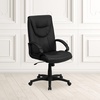 image:imageFlash Furniture Hansel High Back Black Leather Executive Swivel Office Chair with Arms