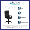 image:imageFlash Furniture Hansel High Back Black Leather Executive Swivel Office Chair with Arms