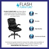 image:imageFlash Furniture Hansel High Back Black LeatherSoft Executive Swivel Office Chair with Double Layered Headrest and Open Arms
