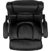 image:imageFlash Furniture Hansel High Back Black LeatherSoft Executive Swivel Office Chair with Double Layered Headrest and Open Arms