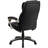 image:imageFlash Furniture Hansel High Back Folding Black LeatherSoft Executive Swivel Office Chair with Arms