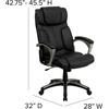 image:imageFlash Furniture Hansel High Back Folding Black LeatherSoft Executive Swivel Office Chair with Arms
