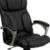 image:imageFlash Furniture Hansel High Back Folding Black LeatherSoft Executive Swivel Office Chair with Arms