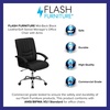 image:imageFlash Furniture Hansel MidBack Black LeatherSoft Swivel Managers Office Chair with Armsblack