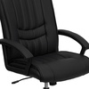 image:imageFlash Furniture Hansel MidBack Black LeatherSoft Swivel Managers Office Chair with Armsblack