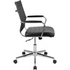 image:imageFlash Furniture Hansel MidBack Black Mesh Contemporary Executive Swivel Office Chair with LeatherSoft Seat