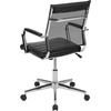 image:imageFlash Furniture Hansel MidBack Black Mesh Contemporary Executive Swivel Office Chair with LeatherSoft Seat