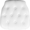 image:imageFlash Furniture Hard Gold Tufted Vinyl Chiavari Chair CushionWhite