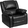 image:imageFlash Furniture Harmony Series Gray LeatherSoft ReclinerBlack Leathersoft