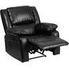 image:imageFlash Furniture Harmony Series Gray LeatherSoft ReclinerBlack Leathersoft