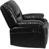 image:imageFlash Furniture Harmony Series Gray LeatherSoft ReclinerBlack Leathersoft