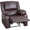 image:imageFlash Furniture Harmony Series Gray LeatherSoft ReclinerBrown Leathersoft