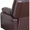 image:imageFlash Furniture Harmony Series Gray LeatherSoft ReclinerBrown Leathersoft