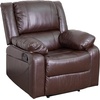image:imageFlash Furniture Harmony Series Gray LeatherSoft ReclinerBrown Leathersoft