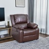 image:imageFlash Furniture Harmony Series Gray LeatherSoft ReclinerBrown Leathersoft