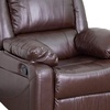 image:imageFlash Furniture Harmony Series Gray LeatherSoft ReclinerBrown Leathersoft