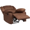image:imageFlash Furniture Harmony Series Gray LeatherSoft ReclinerChocolate Brown Microfiber