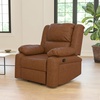 image:imageFlash Furniture Harmony Series Gray LeatherSoft ReclinerCognac Leathersoft