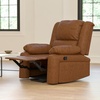 image:imageFlash Furniture Harmony Series Gray LeatherSoft ReclinerCognac Leathersoft