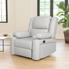 image:imageFlash Furniture Harmony Series Gray LeatherSoft ReclinerCream Leathersoft