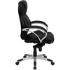 image:imageFlash Furniture Hawkins High Back Black LeatherSoft Contemporary Executive Swivel Ergonomic Office Chair