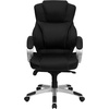 image:imageFlash Furniture Hawkins High Back Black LeatherSoft Contemporary Executive Swivel Ergonomic Office Chair