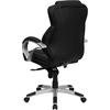 image:imageFlash Furniture Hawkins High Back Black LeatherSoft Contemporary Executive Swivel Ergonomic Office Chair