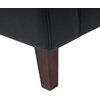 image:imageFlash Furniture Hercules Artemis Commercial Chair for Reception and Lobby Use with Solid Wood Legs 2 Outlets 1 USB and 1 USBC Ports Cognac LeatherSoftBlack