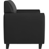 image:imageFlash Furniture Hercules Diplomat Series LeatherSoft Upholstered Loveseat Modern Small Sofa for Living Room or Office NavyBlack