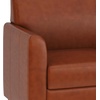 image:imageFlash Furniture Hercules Diplomat Series LeatherSoft Upholstered Loveseat Modern Small Sofa for Living Room or Office NavyCognac