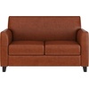 image:imageFlash Furniture Hercules Diplomat Series LeatherSoft Upholstered Loveseat Modern Small Sofa for Living Room or Office NavyCognac