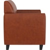 image:imageFlash Furniture Hercules Diplomat Series LeatherSoft Upholstered Loveseat Modern Small Sofa for Living Room or Office NavyCognac