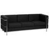 image:imageFlash Furniture Hercules Regal Series Contemporary Gray LeatherSoft Chair with Encasing FrameBlack