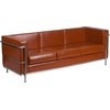 image:imageFlash Furniture Hercules Regal Series Contemporary Gray LeatherSoft Chair with Encasing FrameCognac
