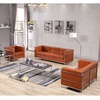 image:imageFlash Furniture Hercules Regal Series Contemporary Gray LeatherSoft Chair with Encasing FrameCognac