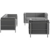 image:imageFlash Furniture Hercules Regal Series Contemporary Gray LeatherSoft Chair with Encasing FrameGrey