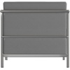 image:imageFlash Furniture Hercules Regal Series Contemporary Gray LeatherSoft Chair with Encasing FrameGrey
