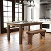 image:imageFlash Furniture Hercules Series 60 x 38 Rectangular Rustic Solid Pine Restaurant Table Antique Farmhouse Dining Table for Kitchens and RestaurantsAntique Rustic