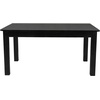 image:imageFlash Furniture Hercules Series 60 x 38 Rectangular Rustic Solid Pine Restaurant Table Antique Farmhouse Dining Table for Kitchens and RestaurantsBlack Wash