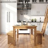 image:imageFlash Furniture Hercules Series 60 x 38 Rectangular Rustic Solid Pine Restaurant Table Antique Farmhouse Dining Table for Kitchens and RestaurantsLight Natural